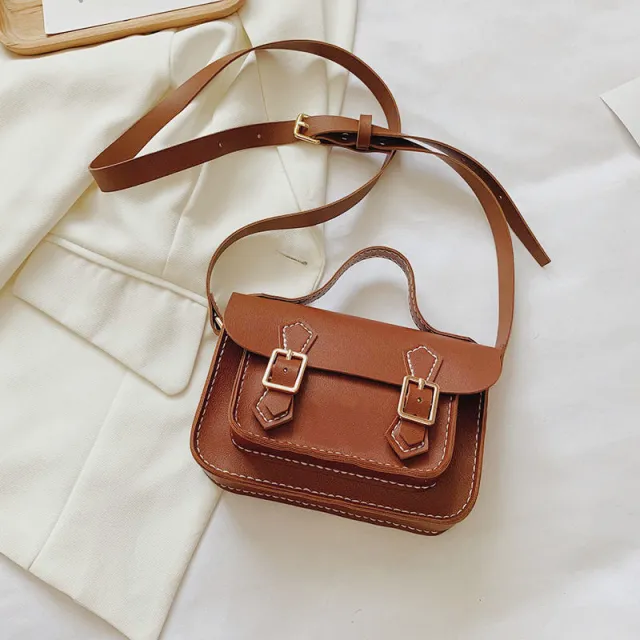 New Style Self made One shoulder Messenger Bag Women Brown - Shop at LoveMi