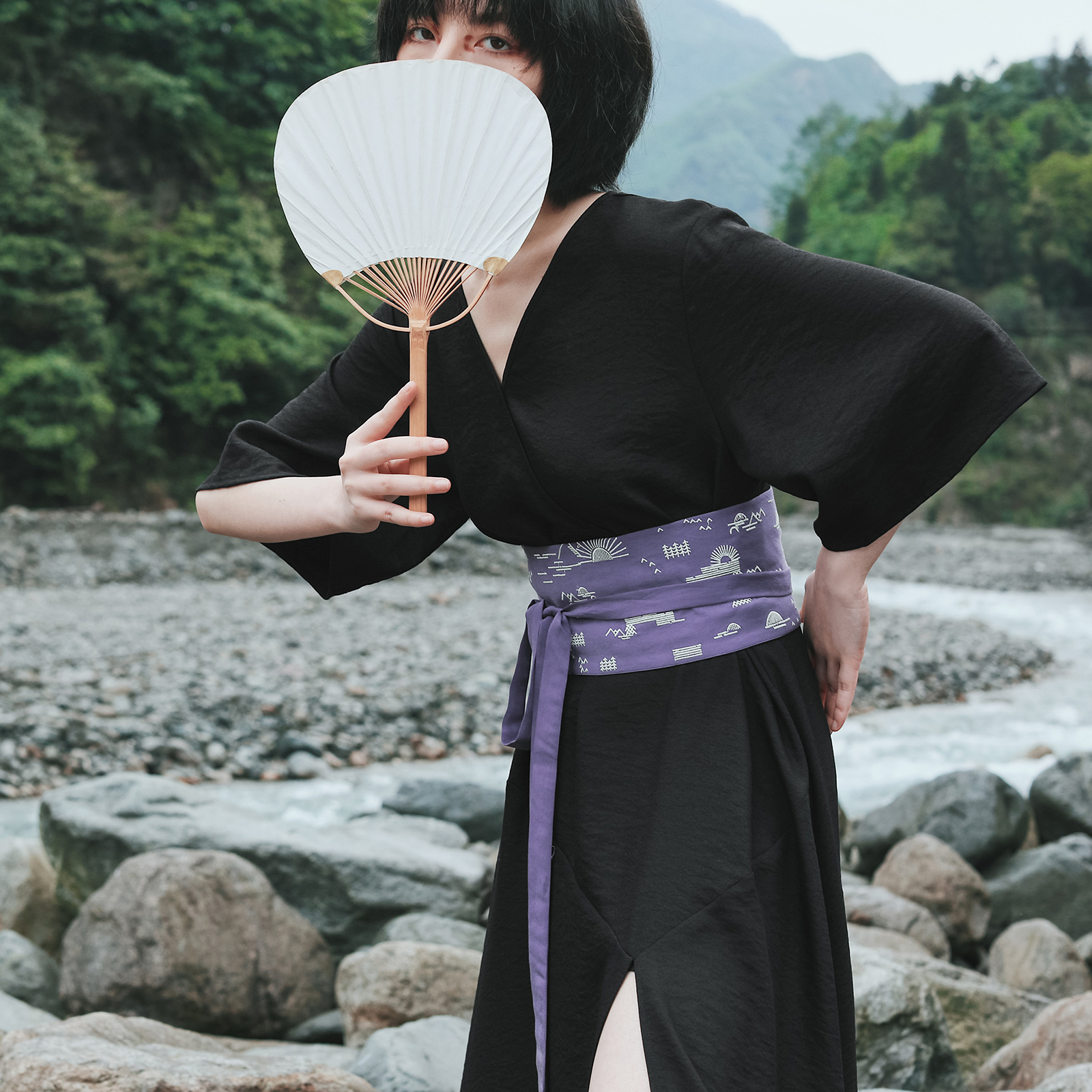  Literature And Art Wear Skirt Belt Outside