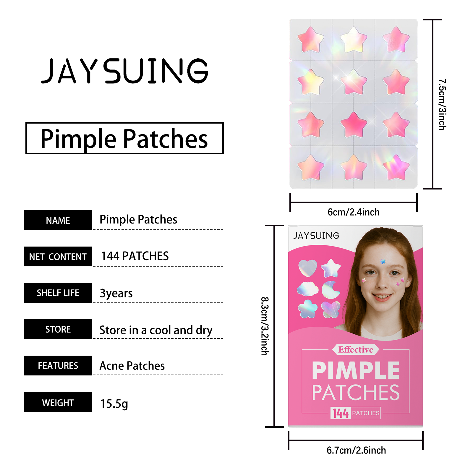Cute Shaped Pimple Patches