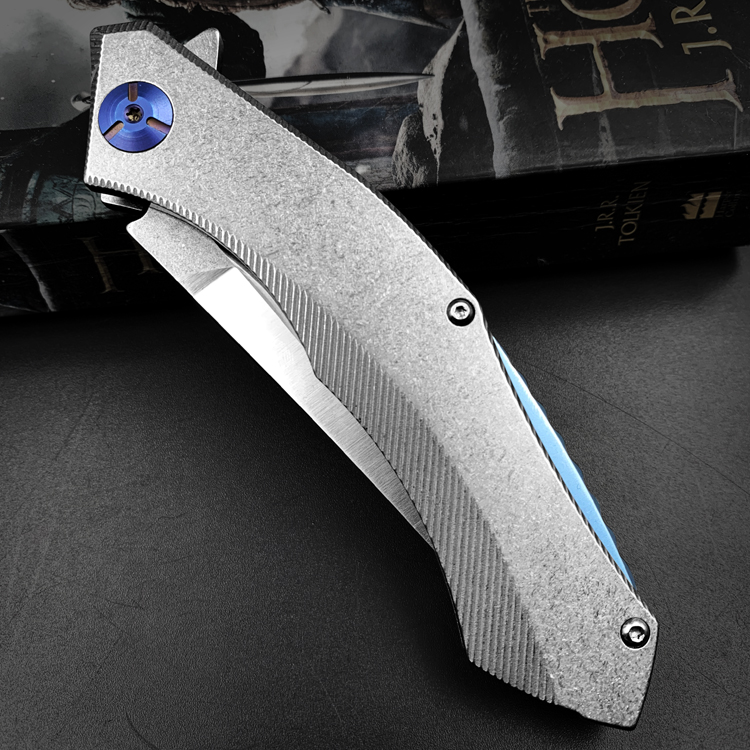 High Hardness Outdoor Folding Knife Portable Spring