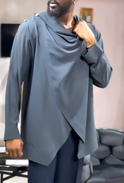 Men's Fashion Pleated Shirt