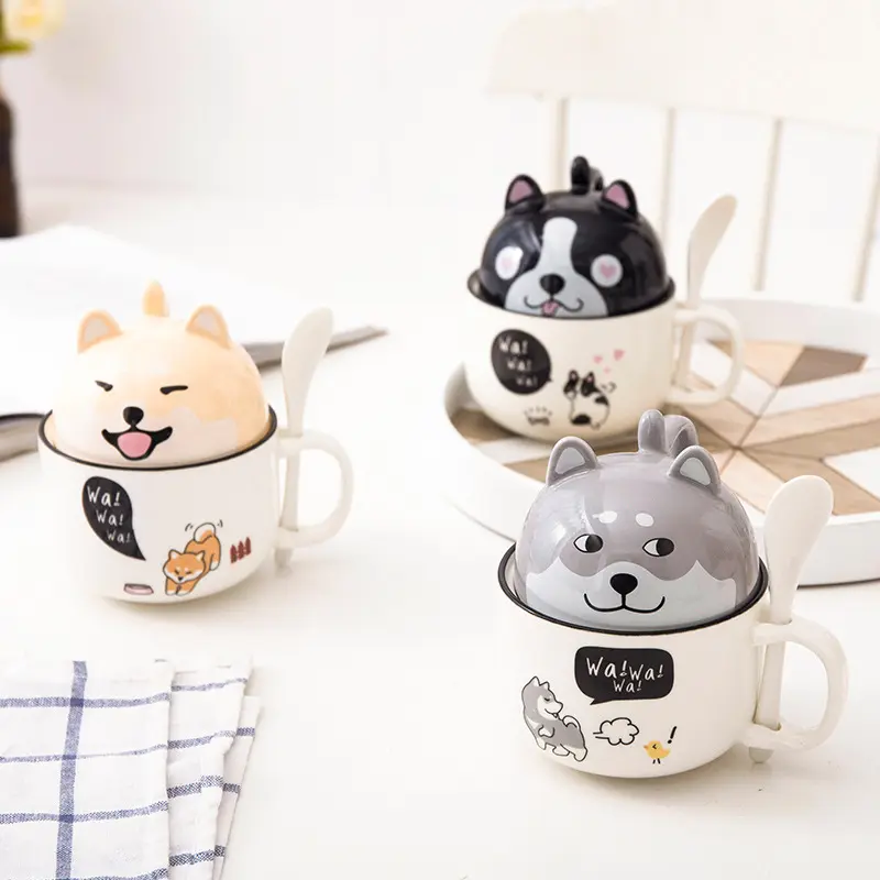 Cartoon Office Ceramic Mug