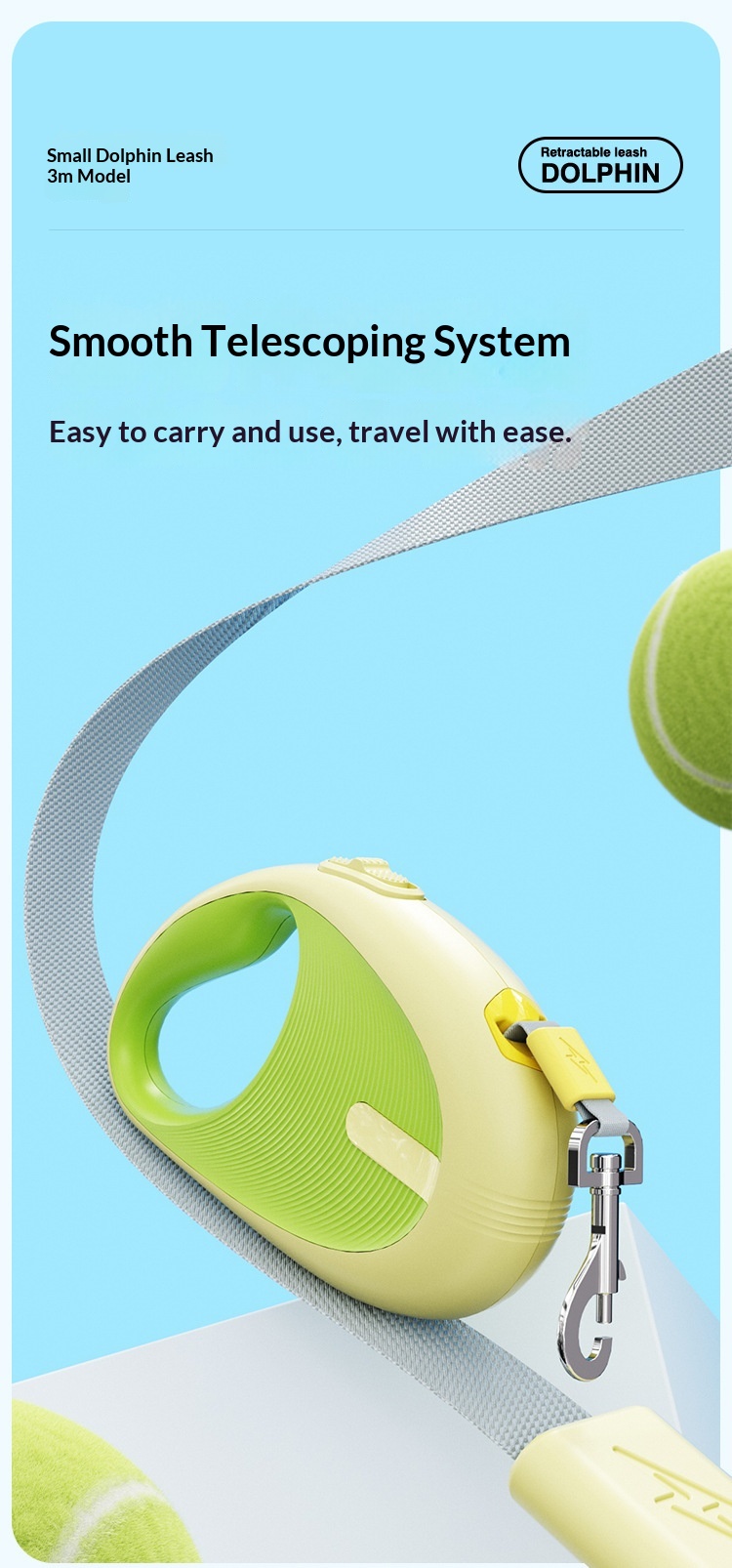 Retractable Dog Leash Shock Absorbing Design For Large Dogs Durable Extendable Leash For Walking detail photo 28