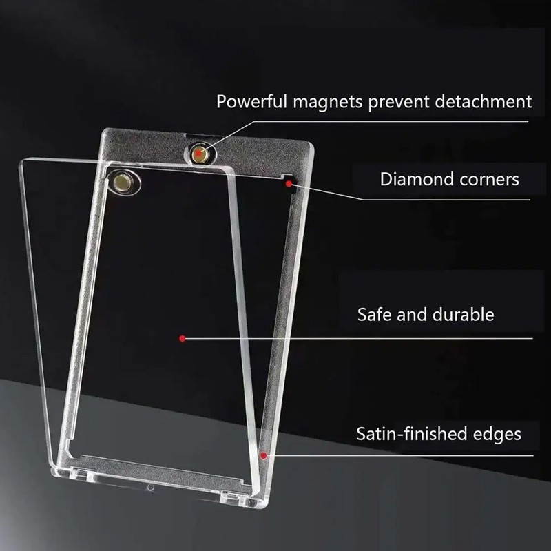10 Pack V35pt One Touch Magnetic Trading Card Holder Case Mag — image 4