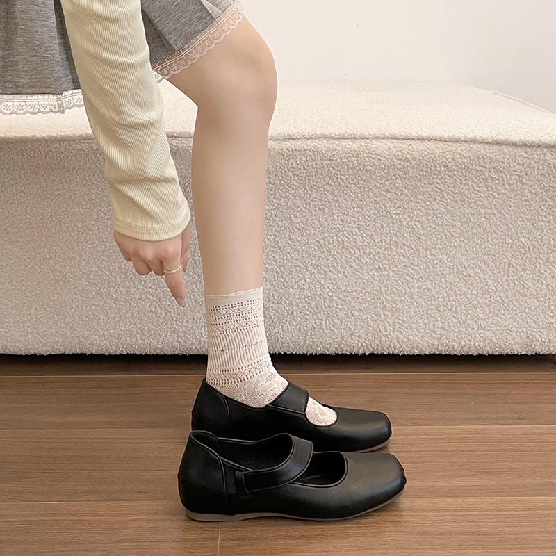 Square Toe Mary Jane Flats, picture 4 of 5