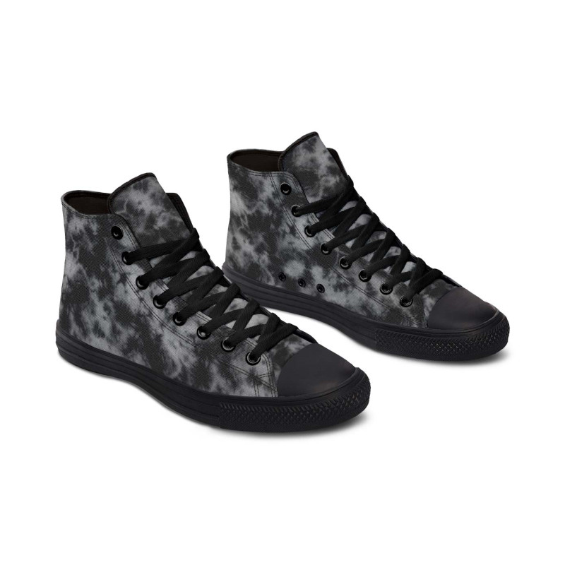 Printed Couple High Top Canvas Shoes