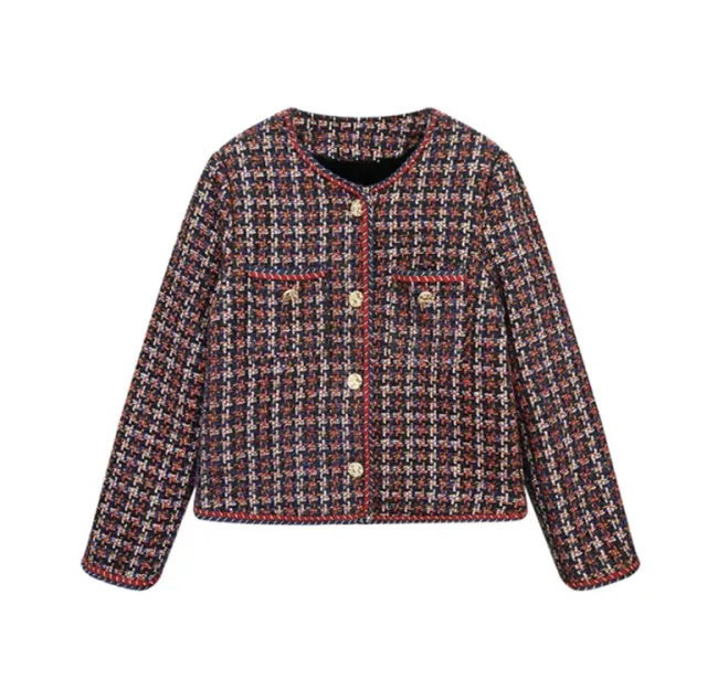 Women's Autumn New Tweed Light Luxury Top Coat Single Lining - Shop at LoveMi