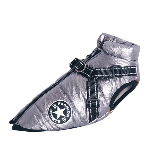 Pet Dog Clothes For Small Dogs Winter Warm Dog Hooded Coat Jackets Chihuahua Pug Outfits Puppy Cat Clothing Silver Grey - Shop at LoveMi