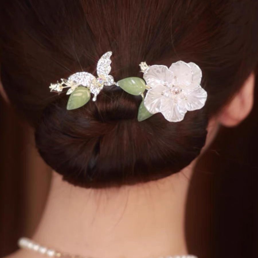 Autumn Light Luxury Pearl Flower Hair Band