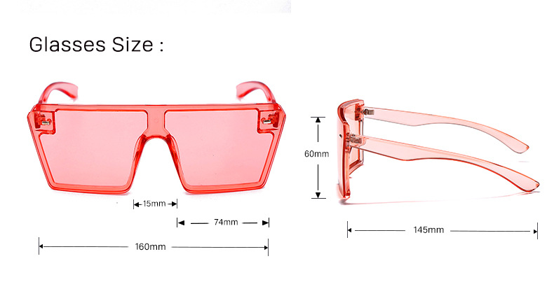 Title 1, Big frame bright mercury sunglasses