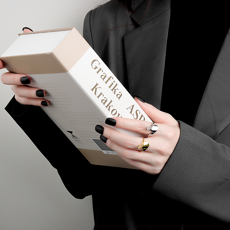 Personality Versatile Internet Celebrity Irregular Index Ring