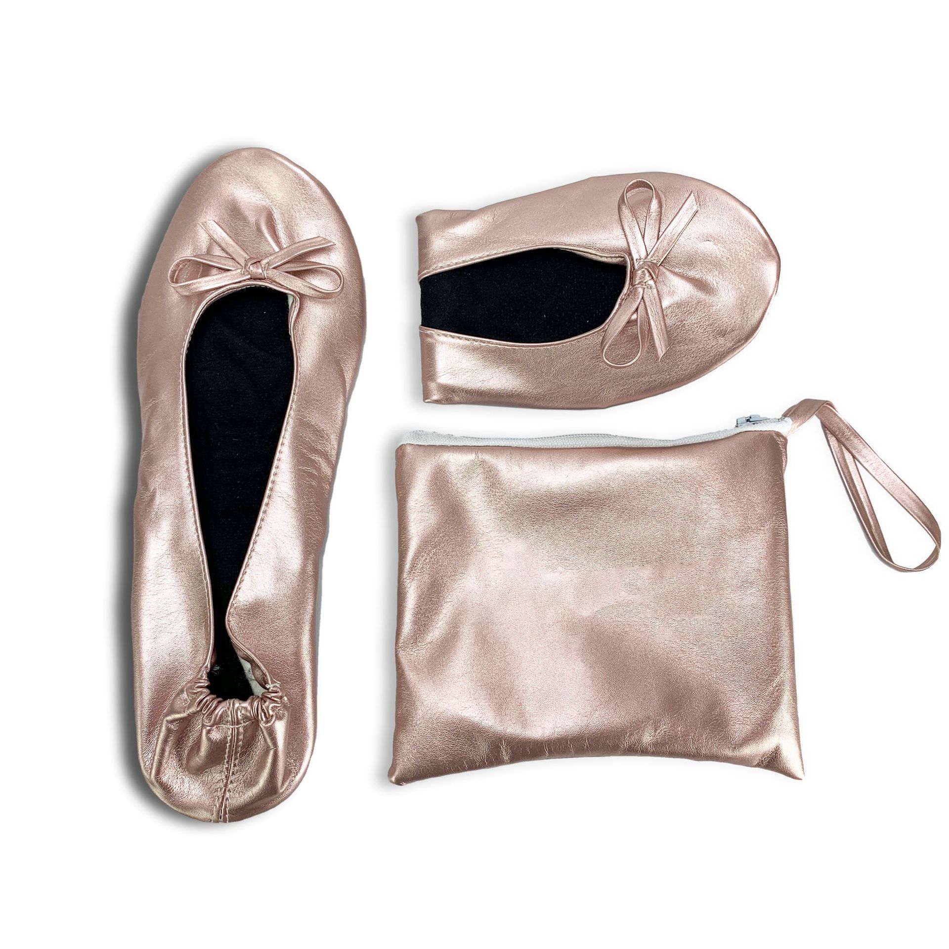 Foldable Indoor Ballet Shoes Lace-Free