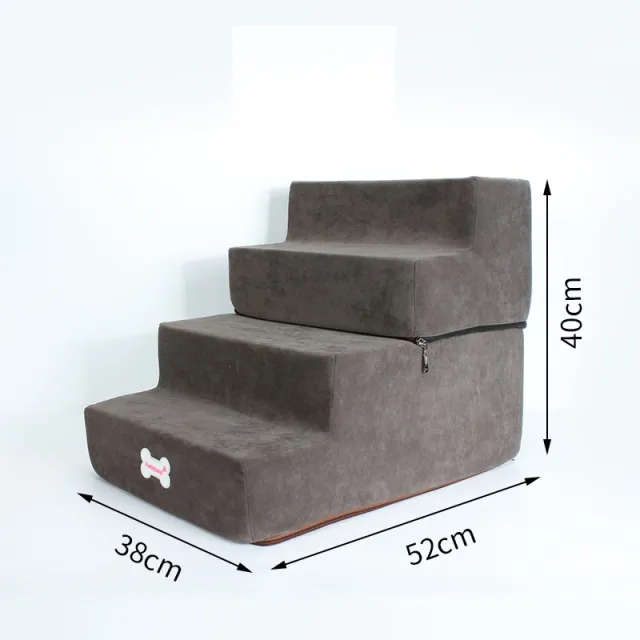 Sale Dog Stairs Pet Climbing Ladder Sponge Steps Small Dog Teddy On The Sofa Bed Climbing Ladder Can Be Customized Deerskin Velvet4 Layers - Shop at LoveMi