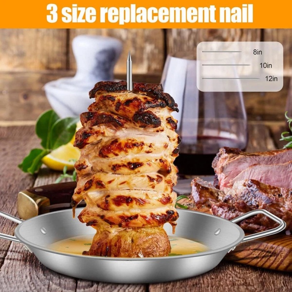Al Pastor Skewer For Grill, Stainless Steel Vertical Brazilian5088 — image 3
