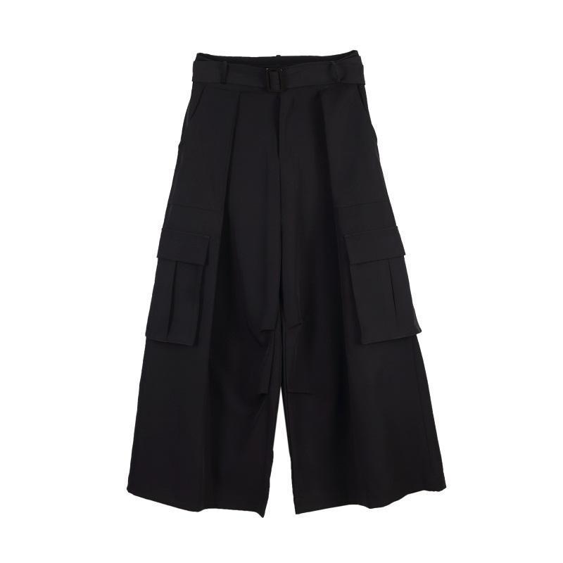 Title 3, Yamamoto Wind Dark Loose Straight-leg Casual Pa...