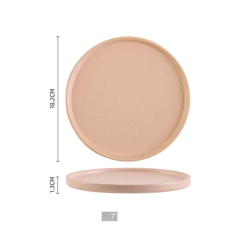 7inch plate pink