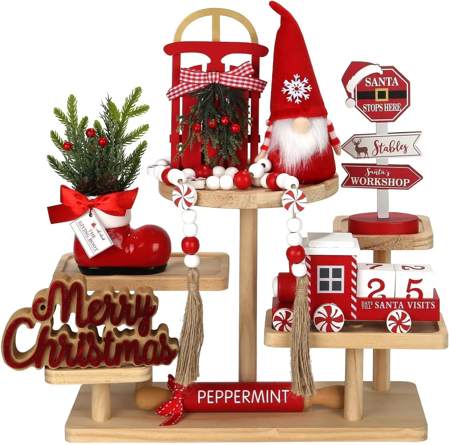 Christmas Decorations For Home & Office, Tiered