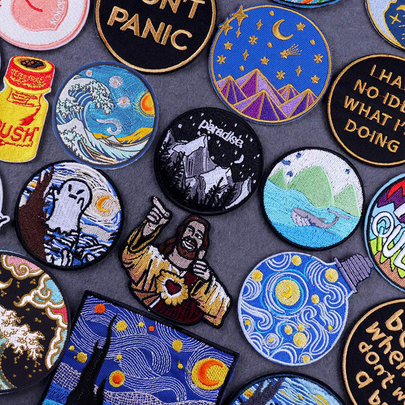 Fashion Personalized Badge Embroidery Velcro Patch — image 1