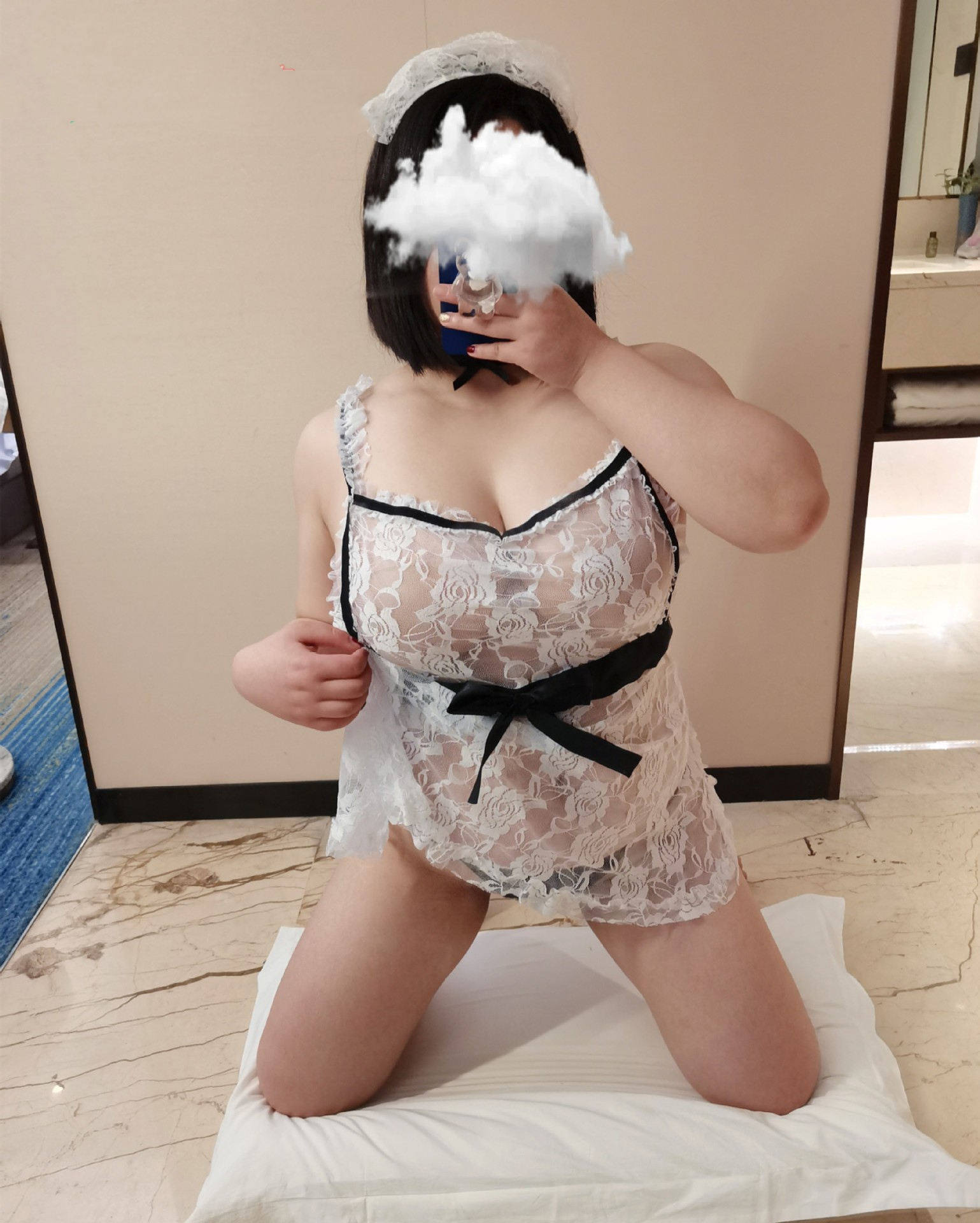 Title 3, Plus Size Maid Uniform Fat Mm Temptation Passio...