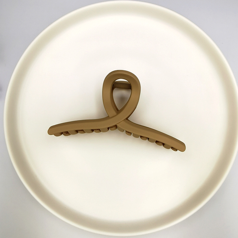 Ins Net Red Hairpin Bath Hair Grab The Back Of Head Light Coffee - Shop at LoveMi