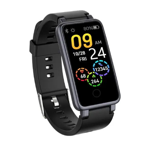 Bluetooth Pedometer Heart Rate Blood Pressure Oxygen Music Weather