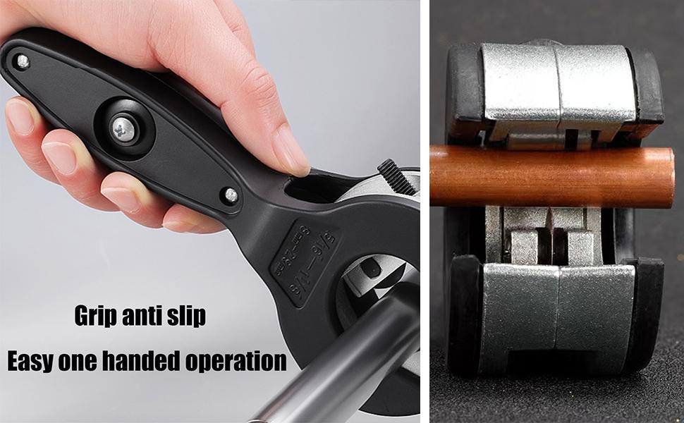 Ratchet-Type Pipe Cutter, One-Hand Fast Pipe Cutting Tool For Copper, Pvc... 3