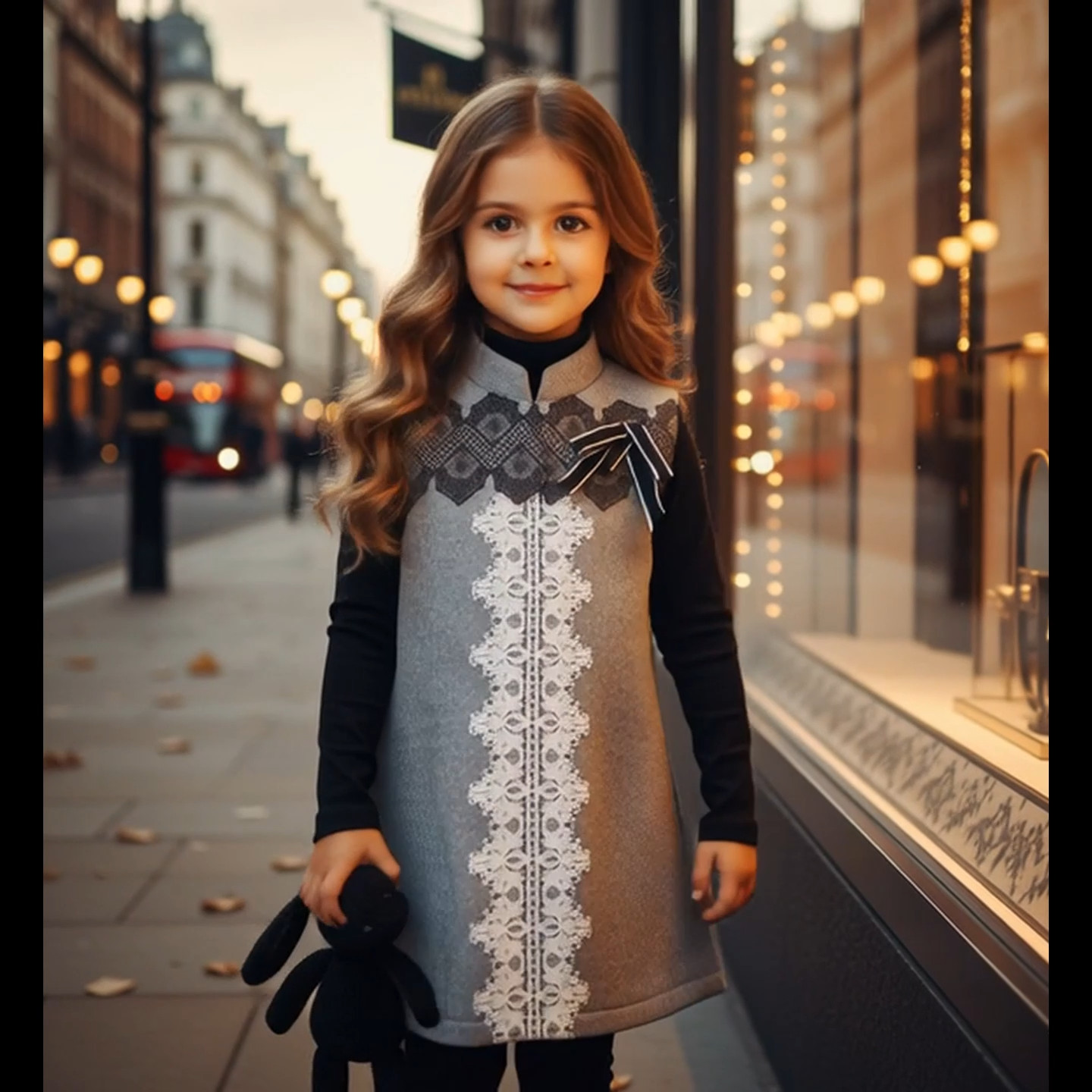 Girls Wool Blend Sleeveless Party Dress A-Line Princess 3-7Y — image 12