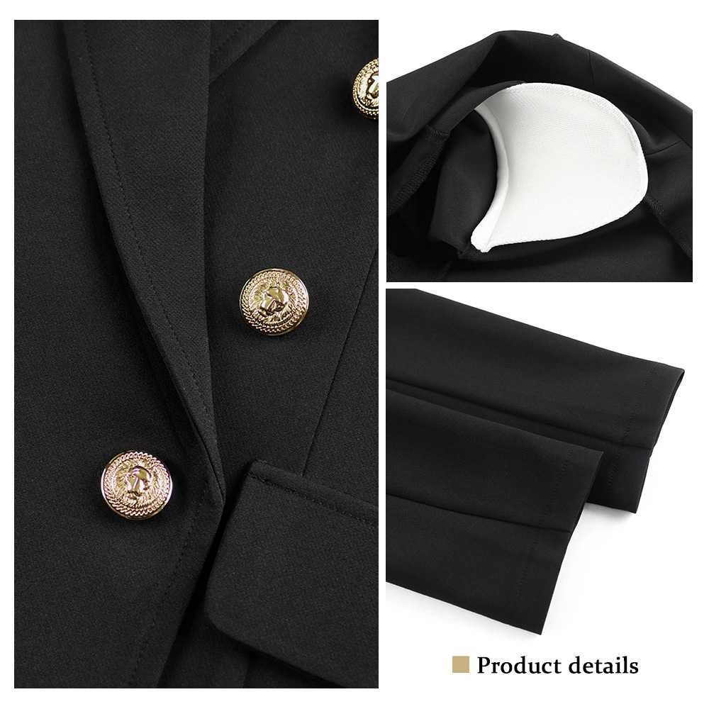 Buttoned High-Waist Long Robe Coat