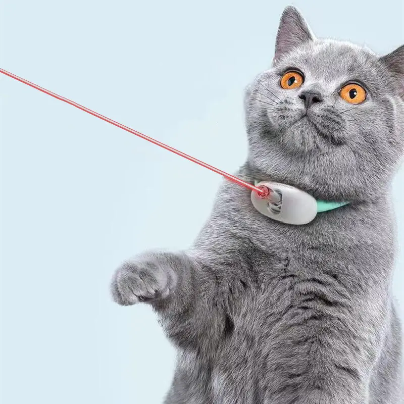 Automatic Cat Toy Smart Laser Teasing Collar