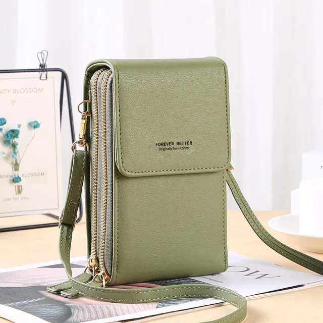 Messenger Shoulder Bag Multifunctional Mini Girls Daily Bag Green - Shop at LoveMi