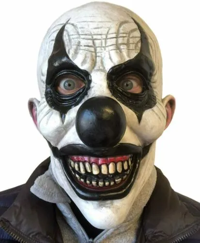 Party Temperament Fashion New Funny Latex Mask Halloween - Black