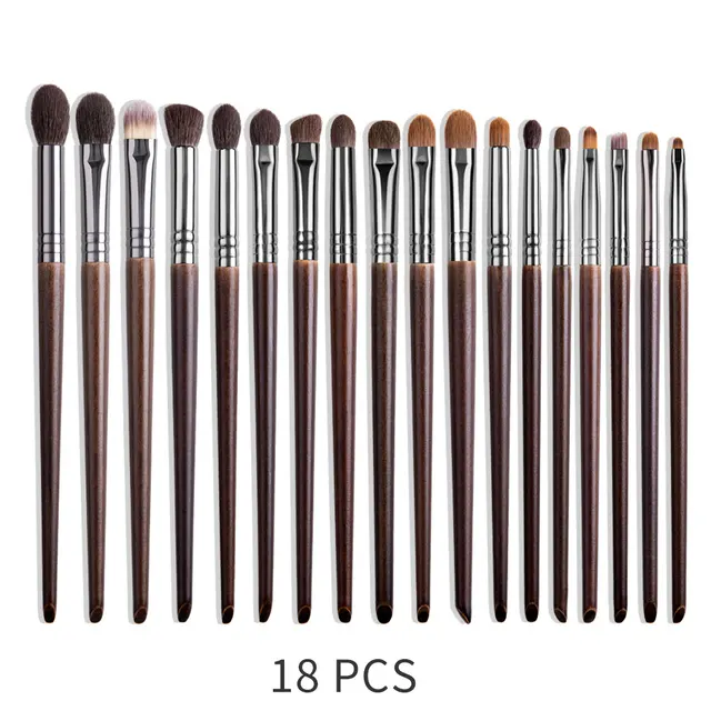 Natural Makeup Brushes Set Eyeshadow Make Up