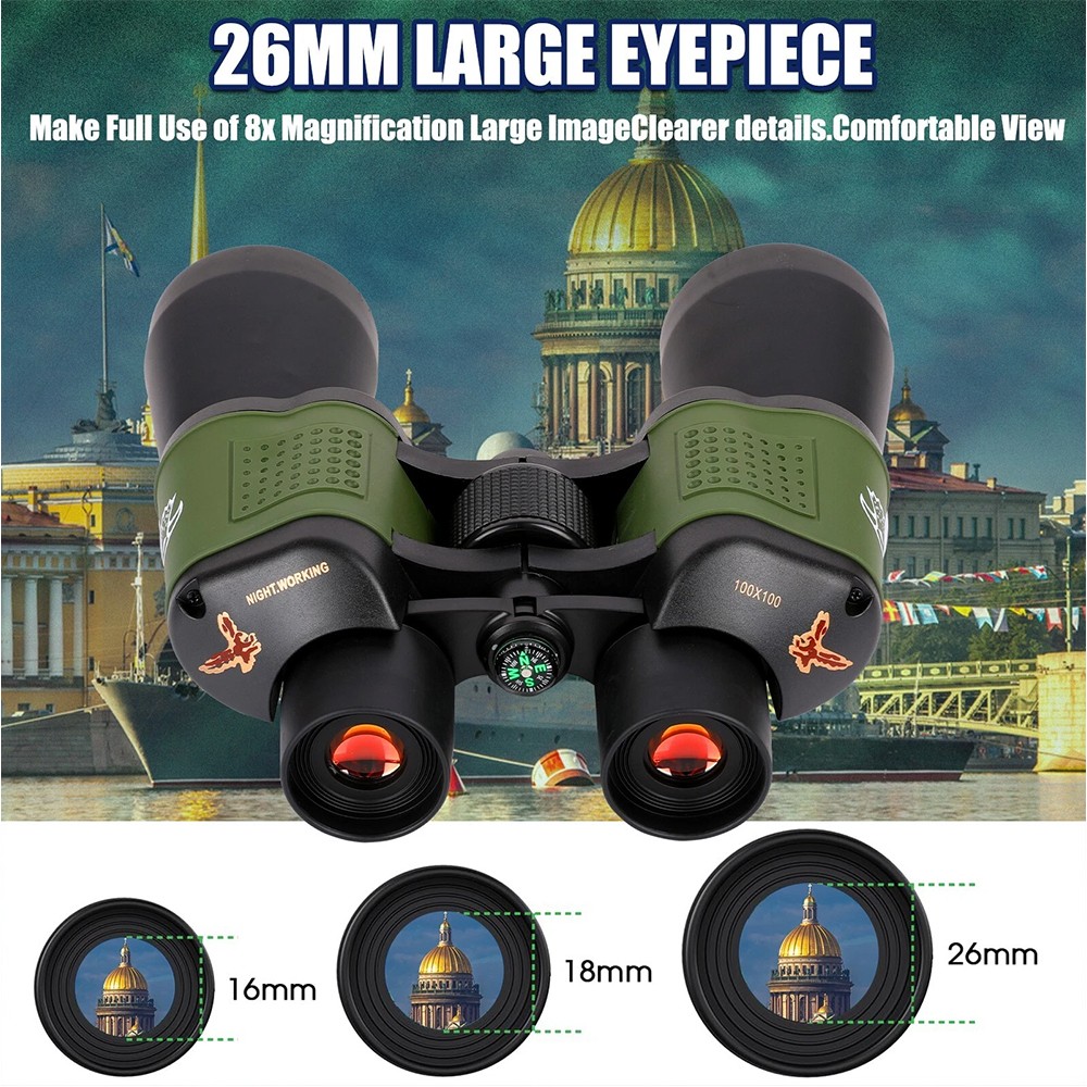 1 0000M 1 00X1 00 Day-Night HD Hunting Binoculars Waterproof Telescopes — image 6