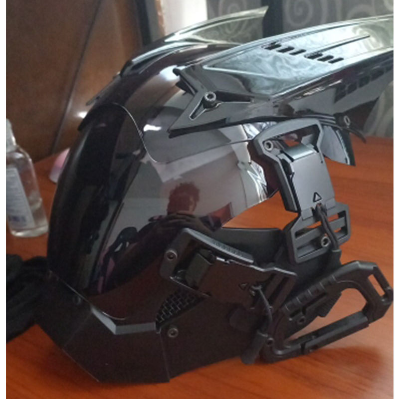 Sci-Fi Gear Halloween Party Black Mask — foto 5