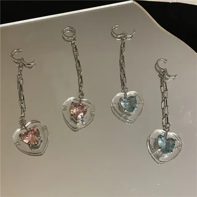 Sago Style Colored Pottery Freshwater Pearl Stitching With Clavicle Chain Pink - Shop at LoveMi