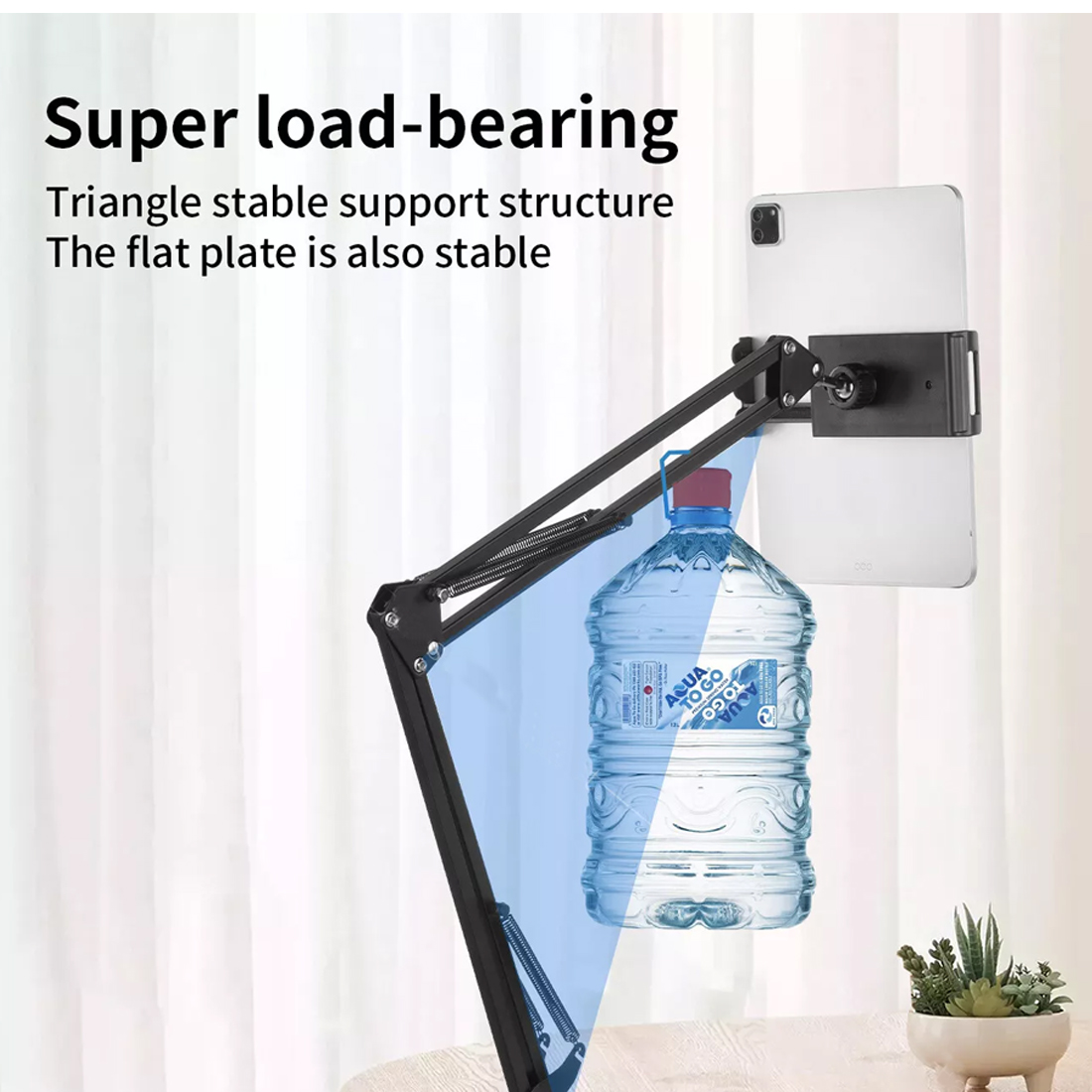NEW 360 Long Arm Lazy Tablet Stand IPad Phone Holder Mount Clamp Bed Table — image 6