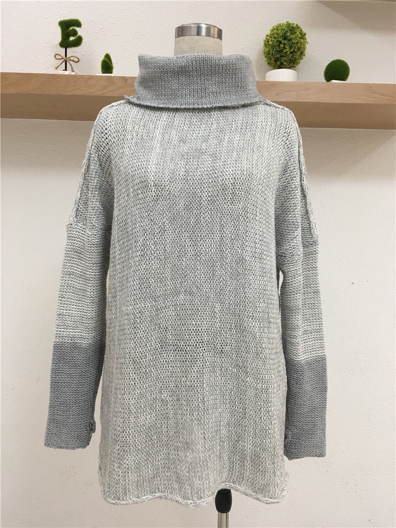 Fashion Women's Long-sleeved Turtleneck Sweater
