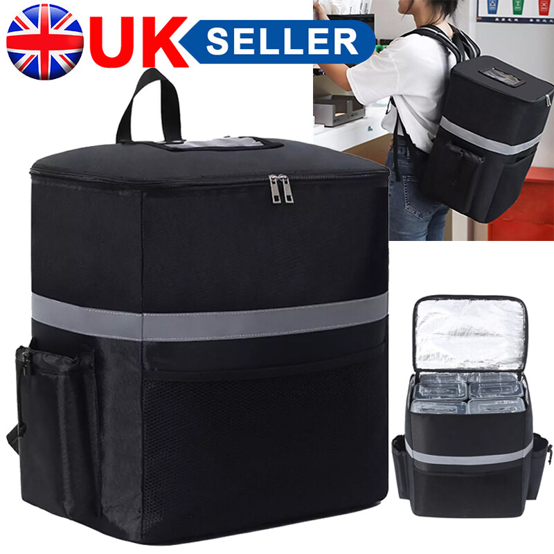 Large Food Delivery Backpack Thermal Food Bags Cool Bags Insulated Food Storage