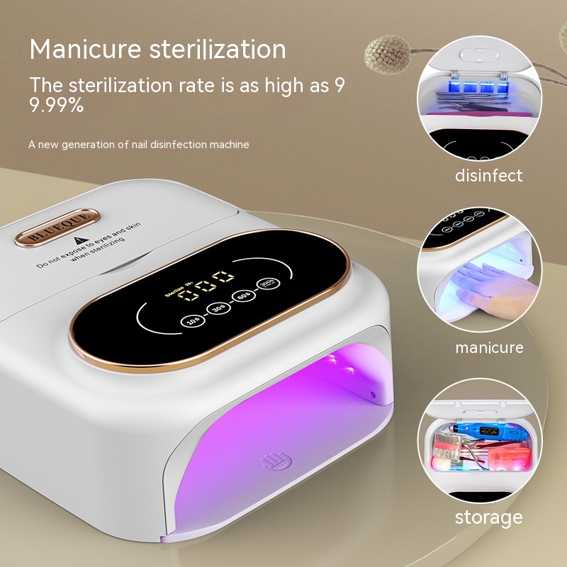 Hot Lamp 148W Efficient Sterilization Nail Phototherapy Machine