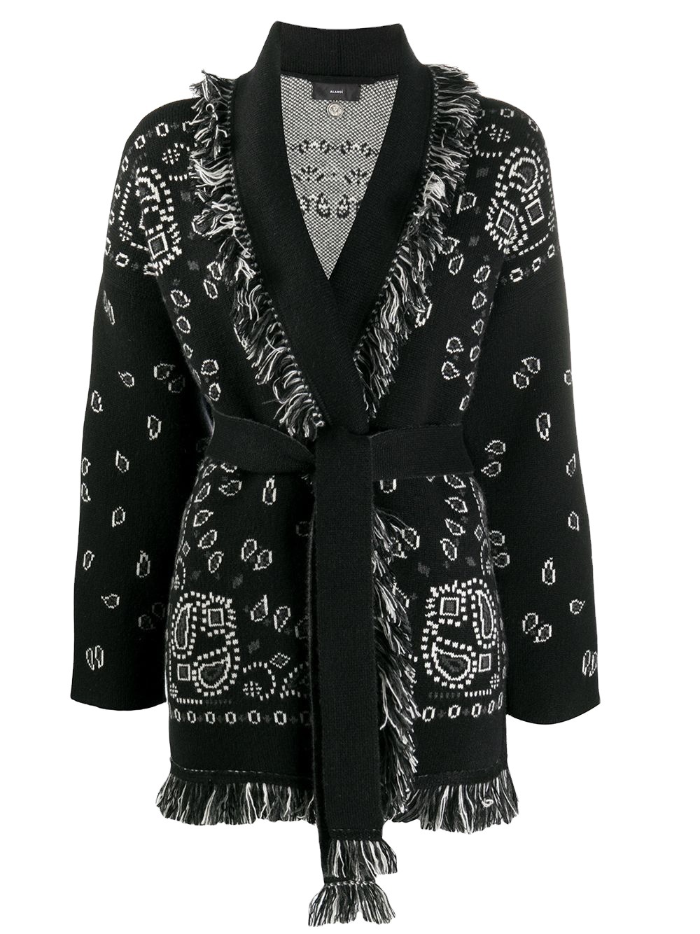 Title 5, Large Pattern Embroidery Tassel Sweater Coat