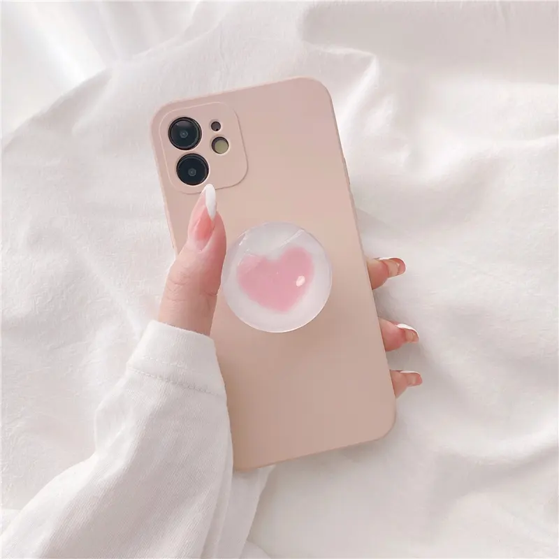 Fashionable Simple Love Silicone Phone Case