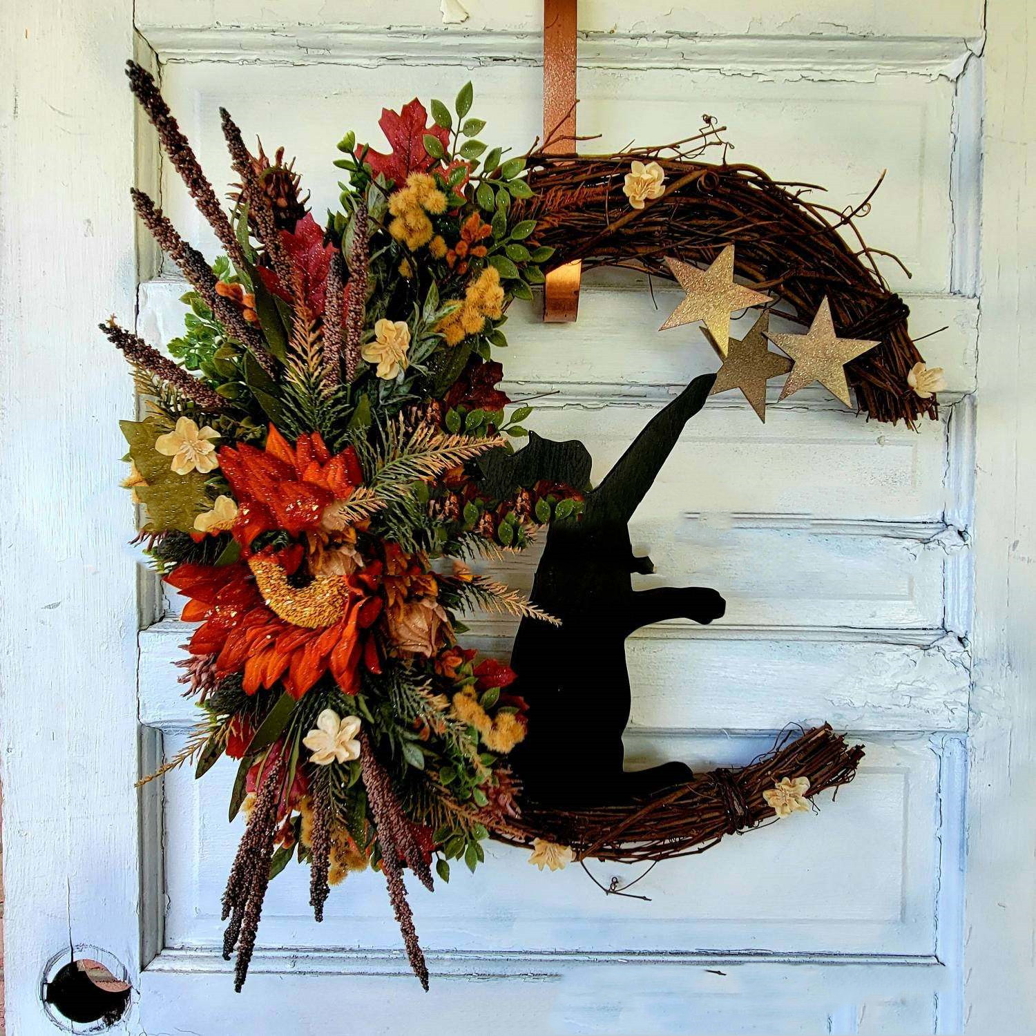 Halloween Kitty Door Hanging Decoration Garland (1