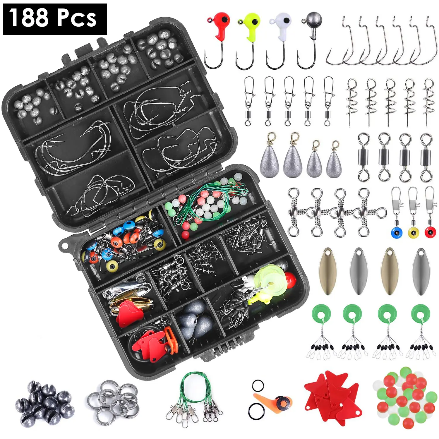 Fishing Accessory Kit Portable Set Including Jig