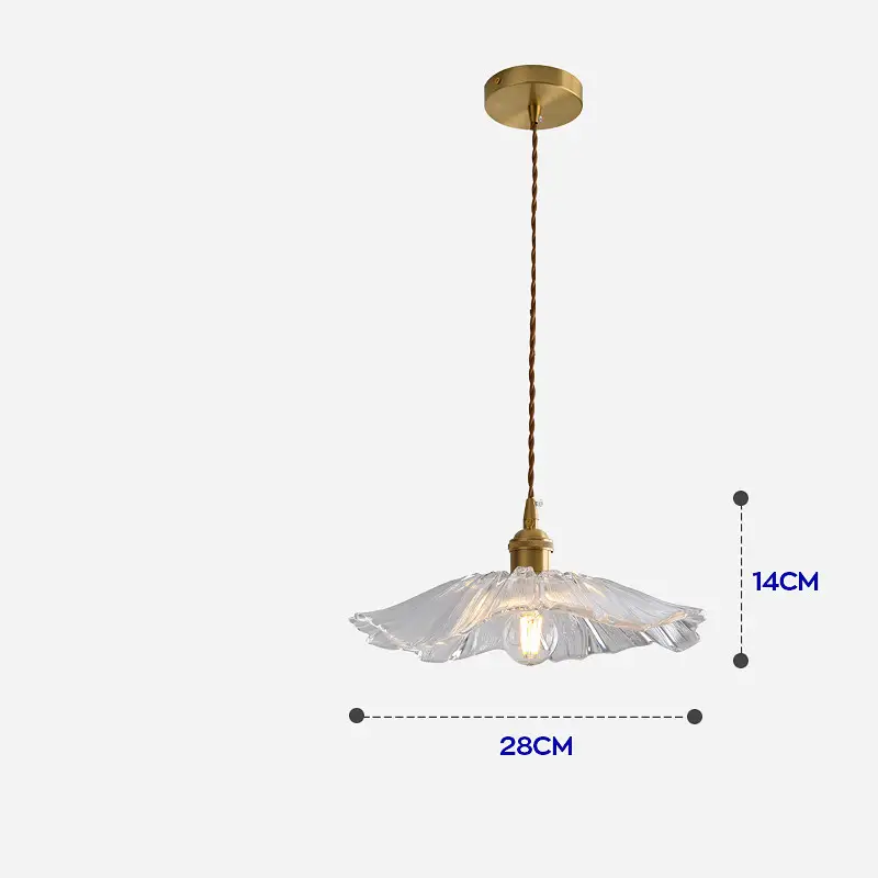 Luxury Lamp All Copper Chandelier Table Bedside Bedroom