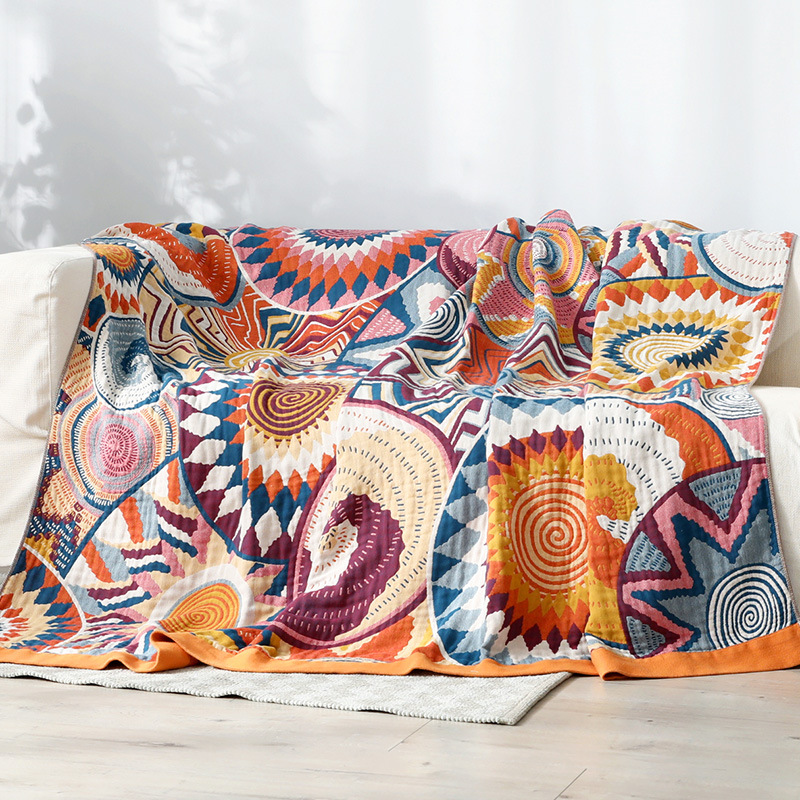 Gauze Cotton Towelling Quilt Single And Double (Photo