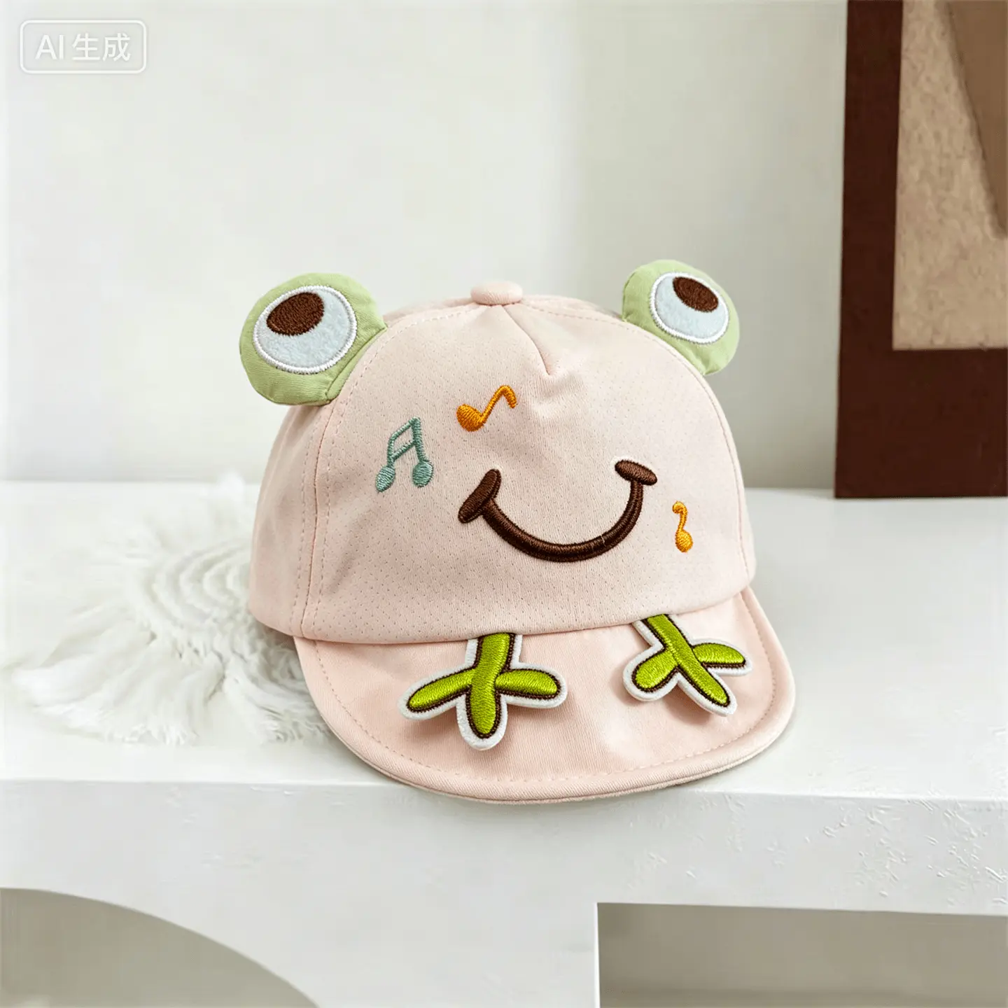 Baby Three-dimensional Frog Eyes Smiling Face Soft