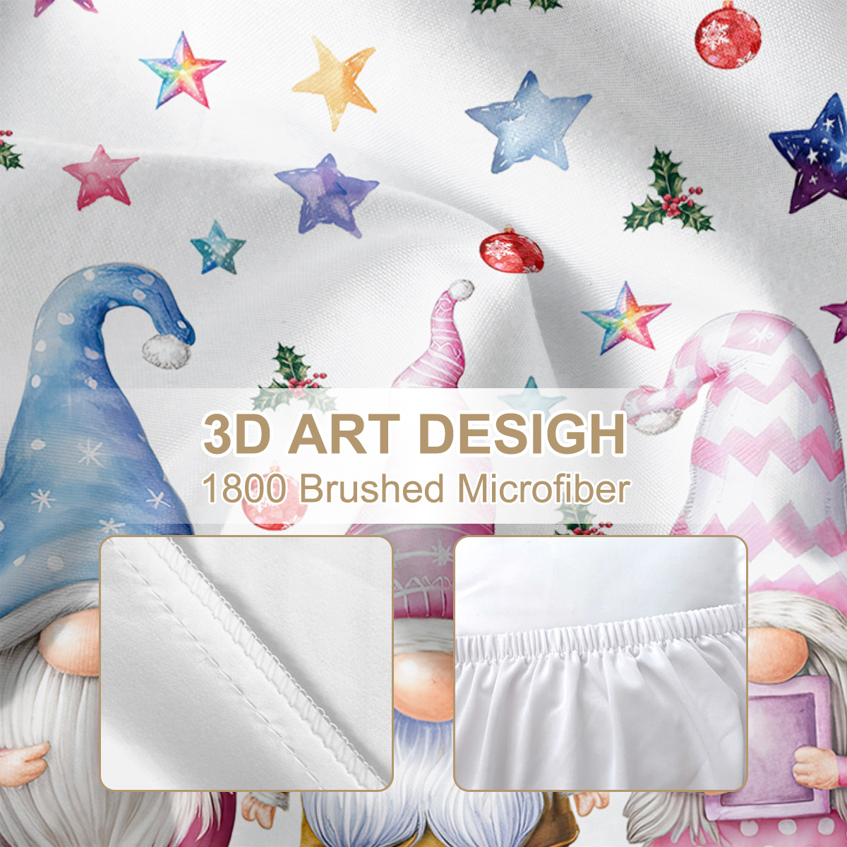 Christmas Flat Sheet Set Xmas Snowman Bed Sheets For Kids Teen Girls Winter Snowflakes Christmas Decor Bedding Set 1 Flat Sheet 1 Fitted Sheet & 2 Pillowcases