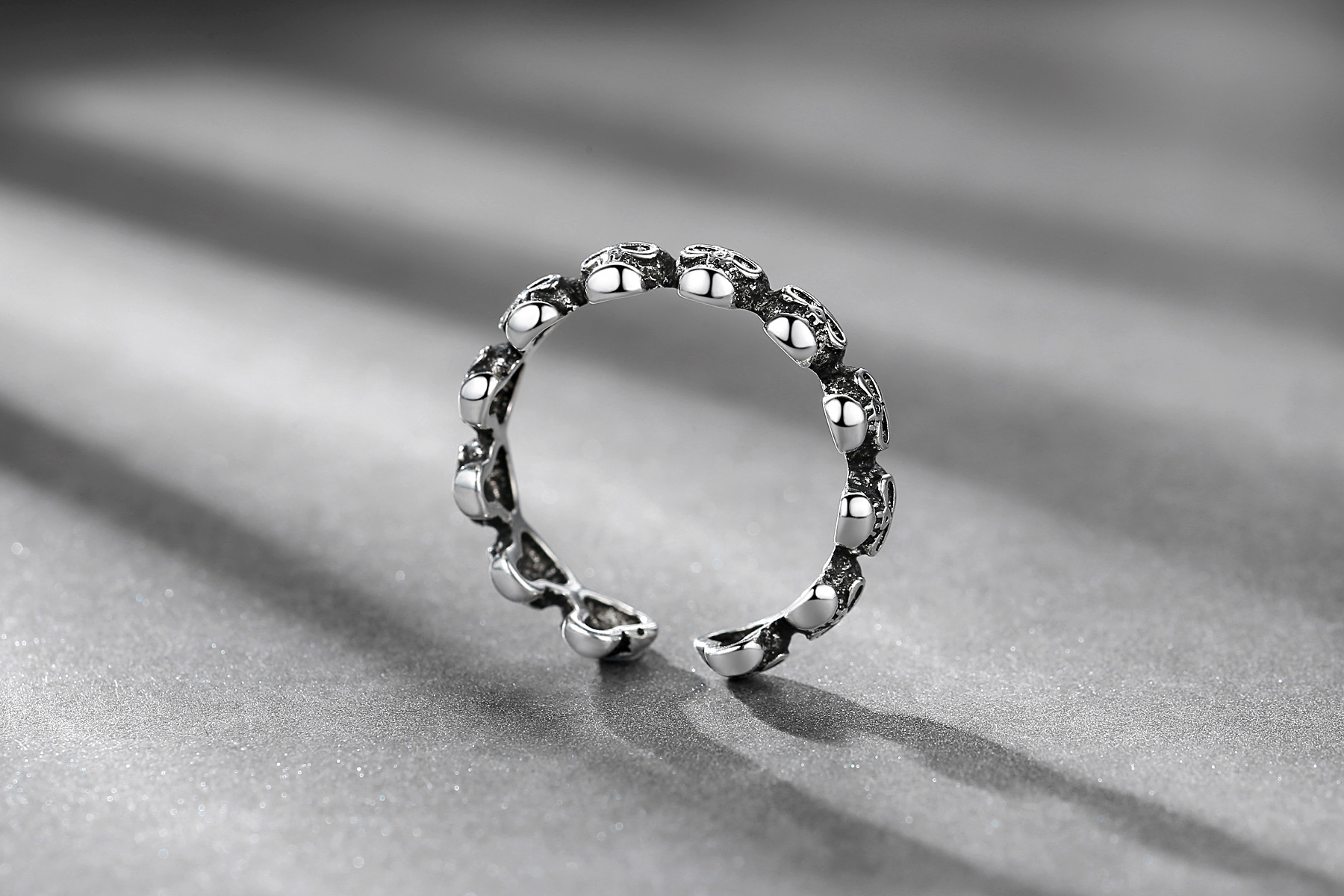 Cross Skull Trendy Ring Women