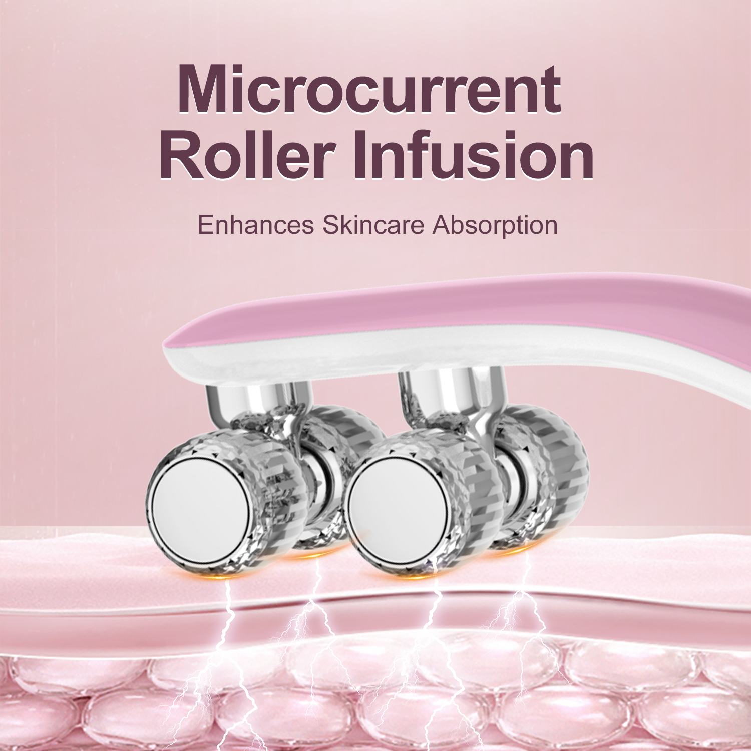 Popular Style Microcurrent Face Massager V Shape Face Lift Care Anti Wrinkles Cheeks And Chin Face Slimming Y Shape Roller