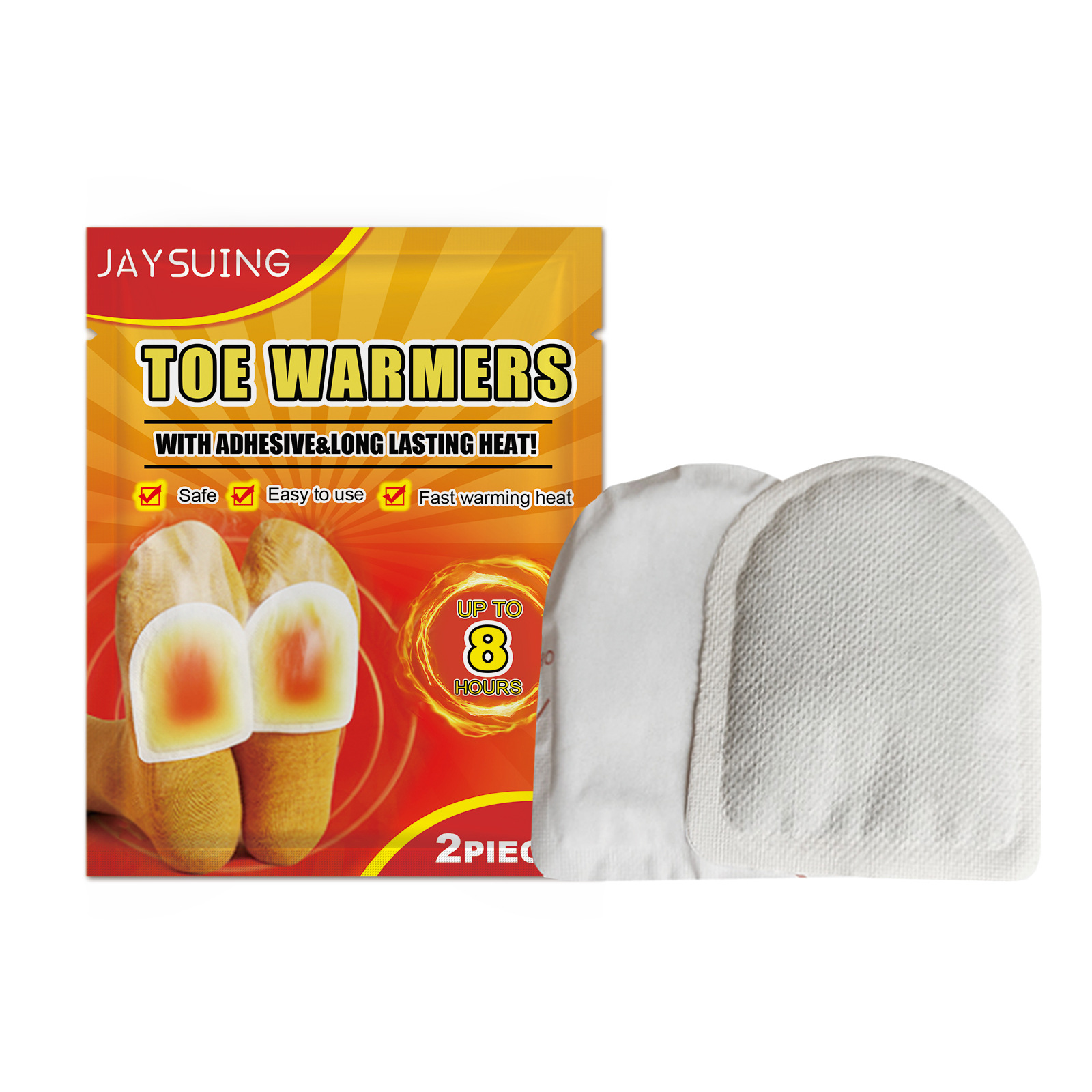 JAYSUING Cross-border Foot Warmers, Breathable, Comfortable, Warm, Disposable Heating Foot Patches.